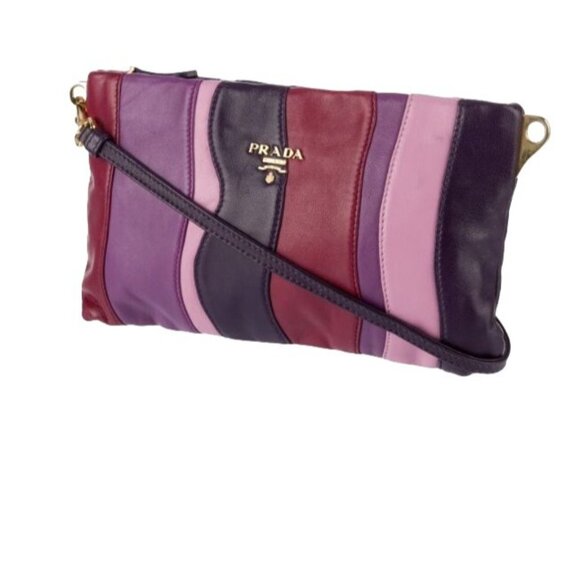 PRADA Nappa Stripes Bandoliera Crossbody Bag - Picture 5 of 6